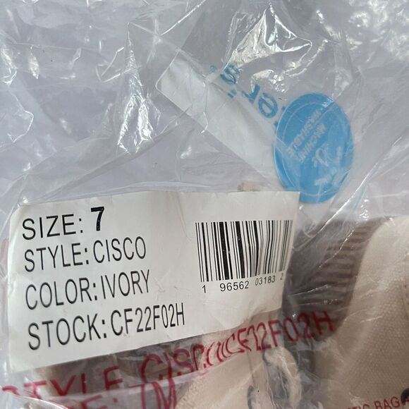 Carters Boys Kids Boot Size 7 Cisco Fashion Ivory - Picture 9 of 12